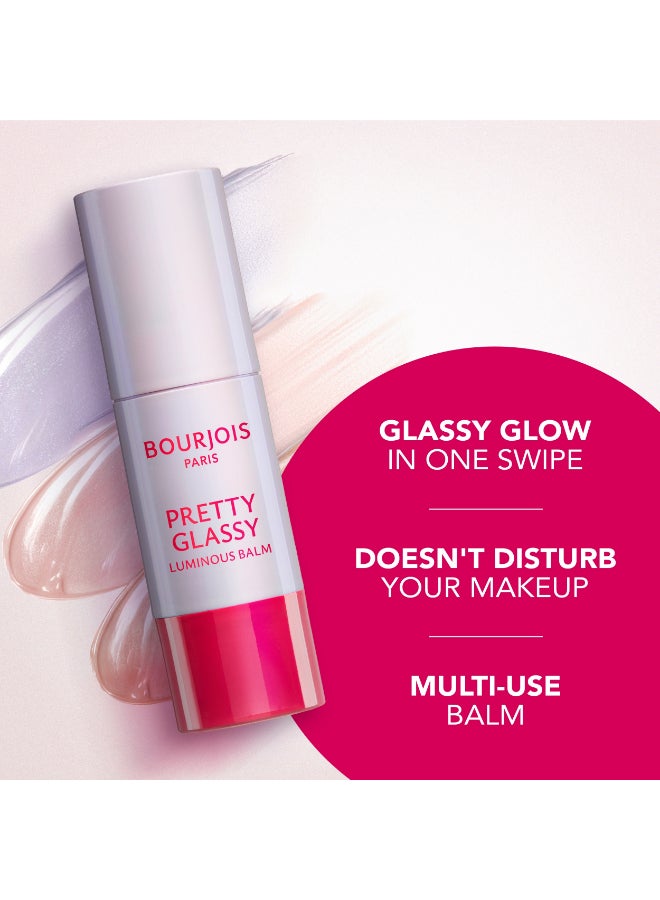 BOURJOIS PARIS Bourjois Pretty Glassy Luminous Balm, Pure Glass, 5g - Image 3